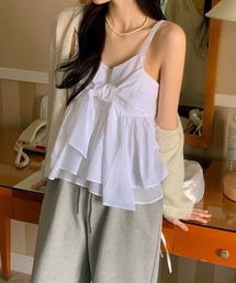 リボンタイキャミソール