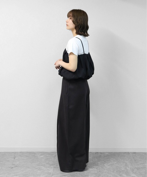 THE CELL.(ザセルドット)の「レイヤード プリーツバルーンキャミソール 【ALLシーズン着用可】 LAYERED PLEATED BALLOON CAMISOLE(キャミソール・レディース・ブラック・FREE)」の3枚目の写真