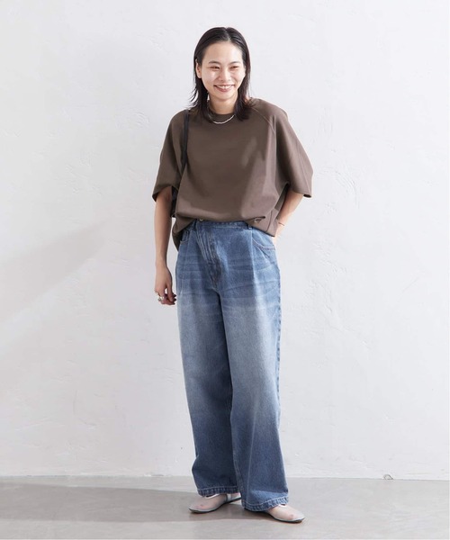 JOURNAL STANDARD(ジャーナルスタンダード)の「《追加2》【接触冷感】クールタッチ ORIGAMI Sleeveプルオーバー(Tシャツ/カットソー・レディース・タン/ブラウン/ホワイト/ブラック・FREE)」の8枚目の写真