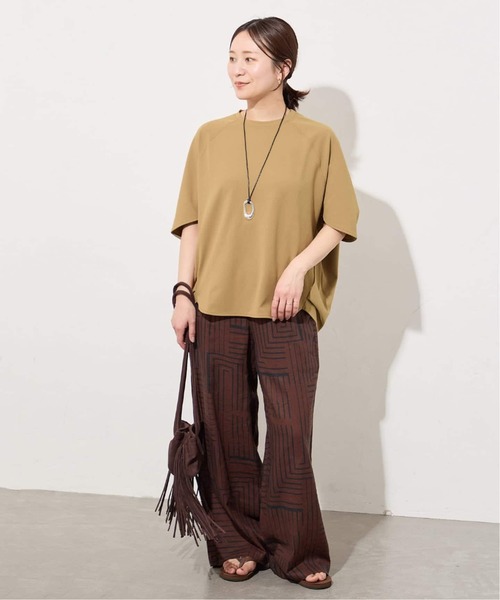JOURNAL STANDARD(ジャーナルスタンダード)の「《追加2》【接触冷感】クールタッチ ORIGAMI Sleeveプルオーバー(Tシャツ/カットソー・レディース・タン/ブラウン/ホワイト/ブラック・FREE)」の9枚目の写真