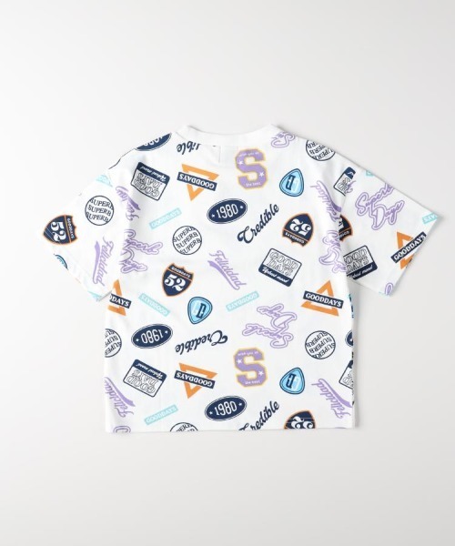 Right-on(ライトオン)の「Refurbish(リファービッシュ)接触冷感プリントTシャツ(Tシャツ/カットソー・キッズ・グリーン/ブルー/オフホワイト/ブラック/ホワイト/パープル/ダークグレー/その他1・110/120/130/140/150/160)」の8枚目の写真