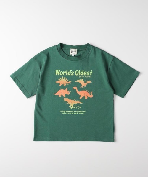 Right-on(ライトオン)の「Refurbish(リファービッシュ)接触冷感プリントTシャツ(Tシャツ/カットソー・キッズ・グリーン/ブルー/オフホワイト/ブラック/ホワイト/パープル/ダークグレー/その他1・110/120/130/140/150/160)」の6枚目の写真