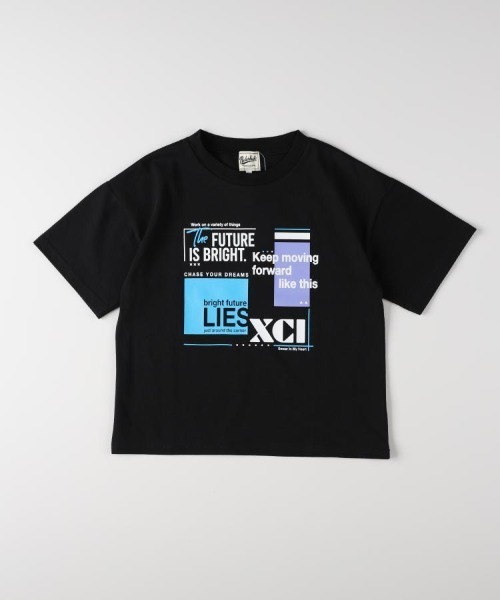 Right-on(ライトオン)の「Refurbish(リファービッシュ)接触冷感プリントTシャツ(Tシャツ/カットソー・キッズ・グリーン/ブルー/オフホワイト/ブラック/ホワイト/パープル/ダークグレー/その他1・110/120/130/140/150/160)」の4枚目の写真