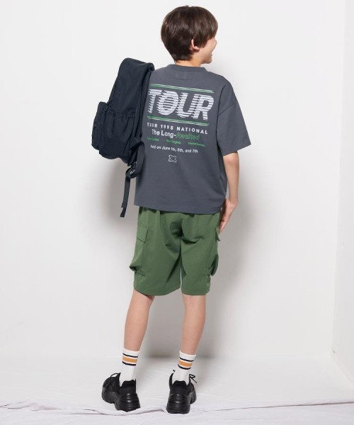 Right-on(ライトオン)の「Refurbish(リファービッシュ)接触冷感プリントTシャツ(Tシャツ/カットソー・キッズ・グリーン/ブルー/オフホワイト/ブラック/ホワイト/パープル/ダークグレー/その他1・110/120/130/140/150/160)」の18枚目の写真