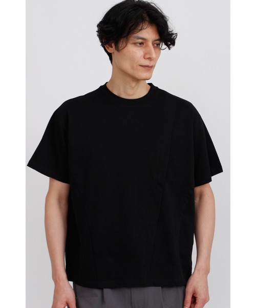 TORUNE（トルネ）の「ＴOＲＵＮＥ∴ファンクショナルハーフスリーブカットソー（Tシャツ/カットソー・メンズ・ホワイト/ブラック・M/L/LL）」の2枚目の写真