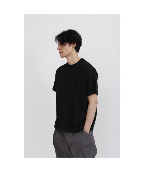 TORUNE（トルネ）の「ＴOＲＵＮＥ∴ファンクショナルハーフスリーブカットソー（Tシャツ/カットソー・メンズ・ホワイト/ブラック・M/L/LL）」の6枚目の写真