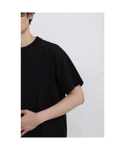 TORUNE（トルネ）の「ＴOＲＵＮＥ∴ファンクショナルハーフスリーブカットソー（Tシャツ/カットソー・メンズ・ホワイト/ブラック・M/L/LL）」の8枚目の写真