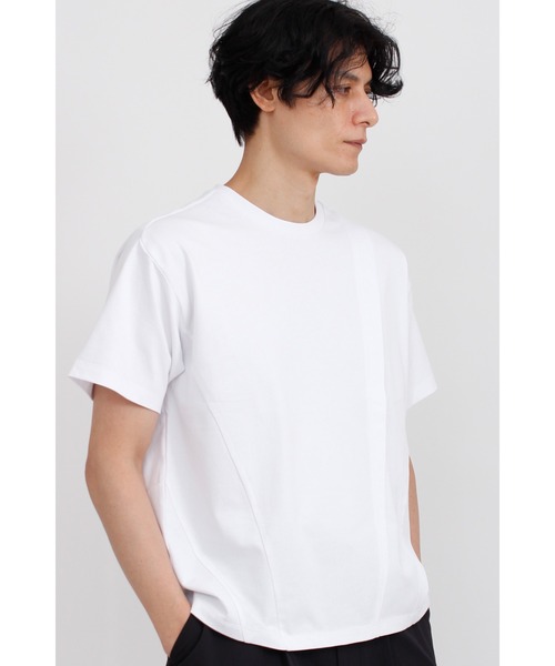 TORUNE（トルネ）の「ＴOＲＵＮＥ∴ファンクショナルハーフスリーブカットソー（Tシャツ/カットソー・メンズ・ホワイト/ブラック・M/L/LL）」の4枚目の写真