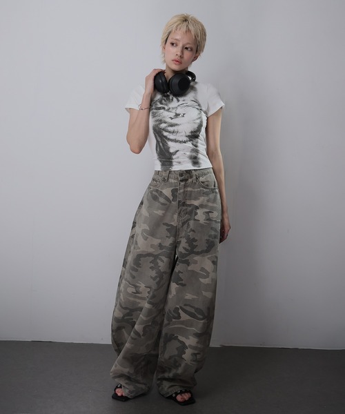 Ulysses(ユリシス)の「CATプリントミニTシャツ(Tシャツ/カットソー・レディース・ホワイト・L/M/S)」の17枚目の写真