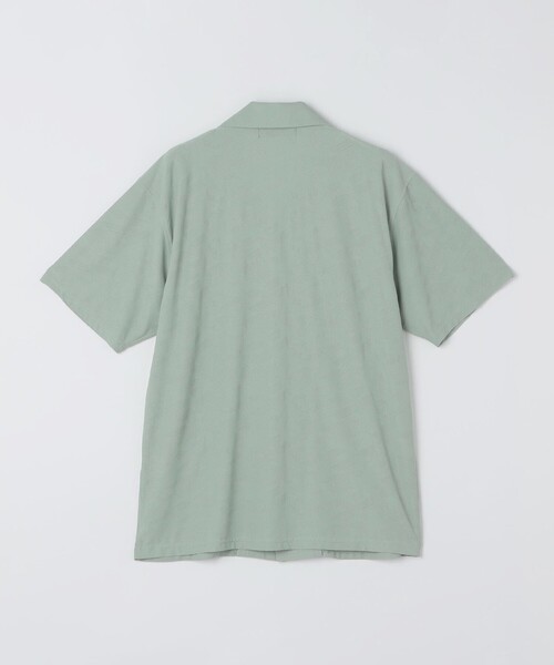SHIPS Colors(シップス カラーズ)の「SHIPS Colors:〈接触冷感〉カット ジャカード オープンカラー シャツ(シャツ/ブラウス・メンズ・グレー/ネイビー/ライトグリーン・X-LARGE/MEDIUM/LARGE)」の7枚目の写真