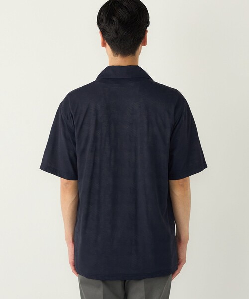 SHIPS Colors(シップス カラーズ)の「SHIPS Colors:〈接触冷感〉カット ジャカード オープンカラー シャツ(シャツ/ブラウス・メンズ・グレー/ネイビー/ライトグリーン・X-LARGE/MEDIUM/LARGE)」の18枚目の写真