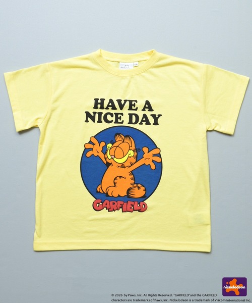 MARKEY'S（マーキーズ）の「【別注】GARFIELD プリント半袖Tシャツ（Tシャツ/カットソー・キッズ・イエロー/オフホワイト/ホワイト・120/110/100/90/80/150/140/130）」の14枚目の写真