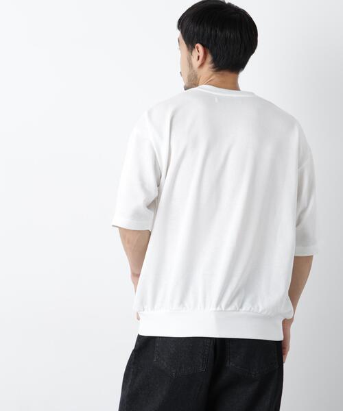 NANO universe(ナノユニバース)の「TCオーバーサイズTシャツ 半袖(Tシャツ/カットソー・メンズ・ホワイト/ネイビー/ベージュ・L/M)」の6枚目の写真