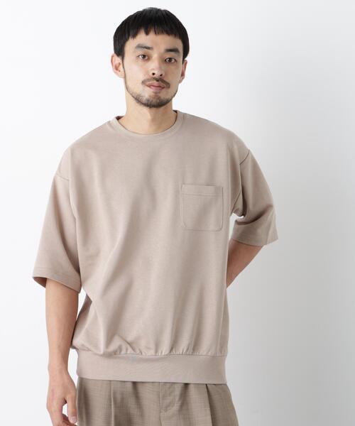 NANO universe(ナノユニバース)の「TCオーバーサイズTシャツ 半袖(Tシャツ/カットソー・メンズ・ホワイト/ネイビー/ベージュ・L/M)」の11枚目の写真