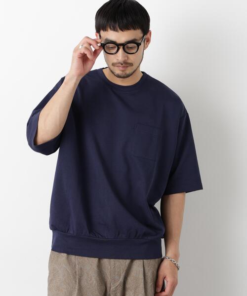 NANO universe(ナノユニバース)の「TCオーバーサイズTシャツ 半袖(Tシャツ/カットソー・メンズ・ホワイト/ネイビー/ベージュ・L/M)」の18枚目の写真