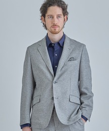 MEN'S BIGI | 【ACTIVE TAILOR】カラミメッシュストレッチジャケット＜軽量/通気性/ストレッチ＞(スラックス)
