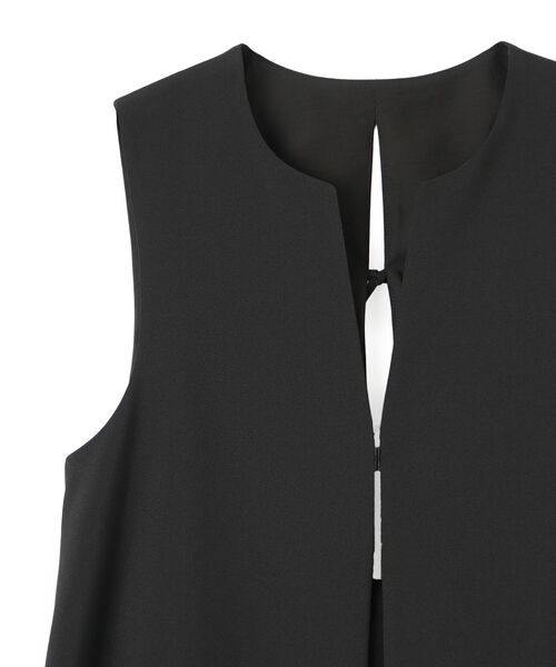 LANVIN en Bleu(ランバンオンブルー)の「ドライポリエステルバックオープンベスト(シャツ/ブラウス・レディース・グレー/ブラック/オフホワイト・38)」の14枚目の写真