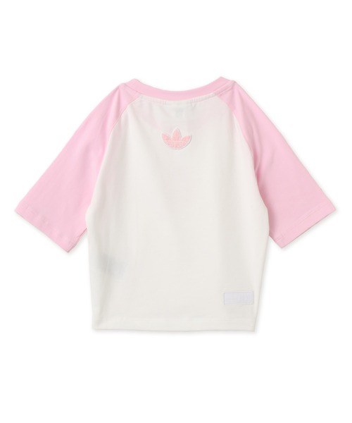 adidas(アディダス)の「adidas CARE BEARS BABY TEE / アディダス ケアベア ベビー Tシャツ(Tシャツ/カットソー・レディース・ホワイト×ピンク・L/M/S)」の8枚目の写真