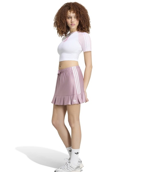 adidas(アディダス)の「adidas CARE BEARS BABY TEE / アディダス ケアベア ベビー Tシャツ(Tシャツ/カットソー・レディース・ホワイト×ピンク・L/M/S)」の10枚目の写真