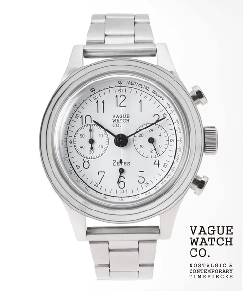VAGUE WATCH CO.(ヴォーグウォッチカンパニー)の「VAGUE WATCH CO. 2 EYES White(アナログ腕時計・レディース・シルバー・FREE)」の1枚目の写真