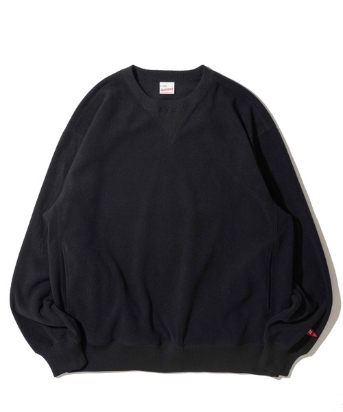 Healthknit(ヘルスニット)の「【Healthknit】Thermal Fleece Crewneck L/S / サーマルフリースクルーネック(スウェット・メンズ・ネイビー/ブラック・MEDIUM/X-LARGE/LARGE)」の3枚目の写真