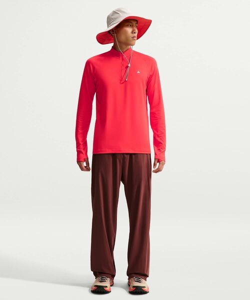 ACG(エィシージー)の「ACG "Wildsee" メンズ Dri-FIT 1/4ジップ ロングスリーブ ハイキングトップス / ACG "Wildsee" Men's Dri-FIT 1/4-Zip Long-Sleeve Hiking Top IM4224-696 Light Crimson(その他トップス・メンズ・レッド・L/2XL/XL/S/M)」の15枚目の写真