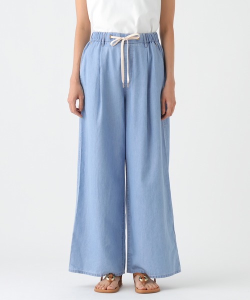 Elura(エルーラ)の「テンセルデニムパンツ<低身長サイズあり>/1049350(デニムパンツ・レディース・ライトブルー/ネイビー・FREE/FREE(S))」の13枚目の写真