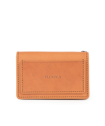 PLEATICA（プリティカ）の「リメンバーカード名刺財布 ピーチパーズ / イタリアンベジタブルレザー（財布）」