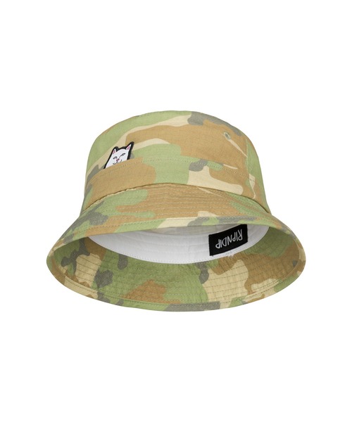 RIPNDIP（リップンディップ）の「LORD NERMAL BUCKET HAT (CAMO)（ハット・メンズ・カモフラージュ・FREE）」の3枚目の写真