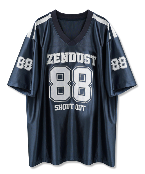 ZENDUST（ジェンダスト）の「Offside High Line Football Jersey T-shirt WHITE（Tシャツ/カットソー・レディース・ホワイト・MEDIUM/LARGE）」の6枚目の写真