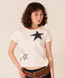 スター パッチワーク Tシャツ TINA:JOJUN