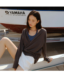 URAGO（ユラーゴ）の「Deep V long sleeve t-shirt_4colors（Tシャツ/カットソー）」