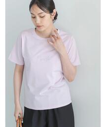 【接触冷感】パール&刺繍ロゴコンパクトTシャツ