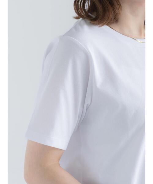 Te chichi(テチチ)の「【接触冷感】パール&刺繍ロゴコンパクトTシャツ(Tシャツ/カットソー・レディース・チャコールグレー/オフホワイト/ピンク・F)」の14枚目の写真