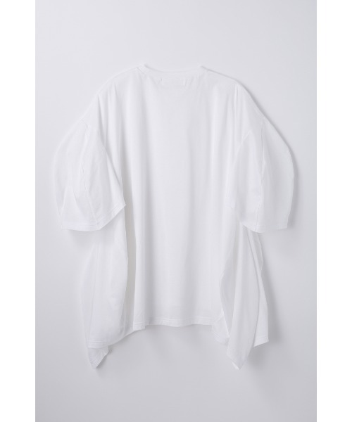 ENFOLD(エンフォルド)の「UMBRELLA T-SHIRT(Tシャツ/カットソー・レディース・ホワイト/ライトブルー/ダークネイビー・38)」の14枚目の写真