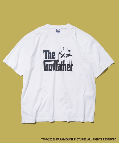 BENCH'S SELECT(ベンチセレクト)の「【GOD FATHER】プリントTシャツ /ゴッドファーザー ヴィンテージライク(Tシャツ/カットソー・メンズ・ホワイト/ブラック・MEDIUM/X-LARGE/LARGE)」の1枚目の写真