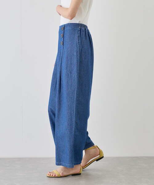 Jayro（ジャイロ）の「デニムワイドパンツ（デニムパンツ・レディース・ブラック/ブルー・FREE）」の11枚目の写真