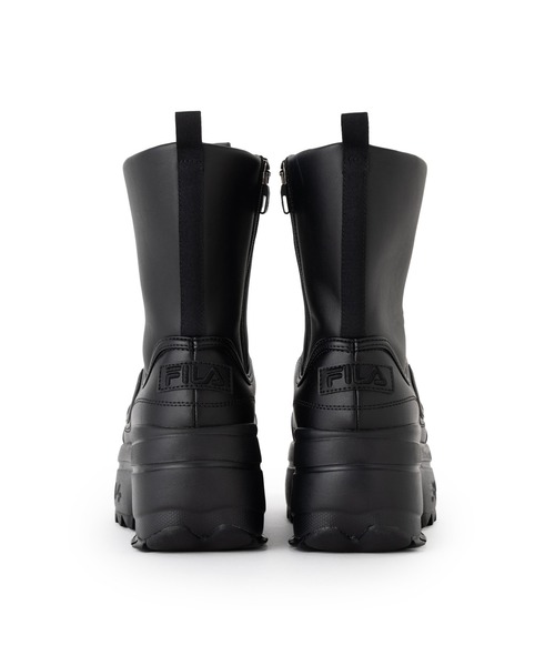 FILA(フィラ)の「DISRUPTOR WEDGE BT / ディスラプターウェッジビーティー(スニーカー・レディース・ブラック・23.0cm/23.5cm/24.0cm/24.5cm/25.0cm/25.5cm/26.0cm)」の2枚目の写真