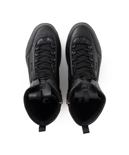 FILA(フィラ)の「DISRUPTOR WEDGE BT / ディスラプターウェッジビーティー(スニーカー・レディース・ブラック・23.0cm/23.5cm/24.0cm/24.5cm/25.0cm/25.5cm/26.0cm)」の3枚目の写真