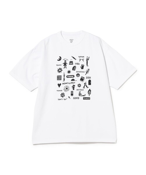BEAMS T(ビームスティー)の「TOMOE MIYAZAKI / T-Shirts②(Tシャツ/カットソー・メンズ・ブラック系その他4/ホワイト・L/XS/M)」の3枚目の写真