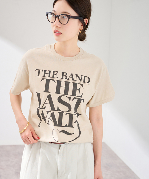 FRAMeWORK(フレームワーク)の「BLUES CENTRIC THE BAND THE LAST WALTZ(Tシャツ/カットソー・レディース・グリーン/ホワイト/ベージュ/ブルー系その他・FREE)」の3枚目の写真