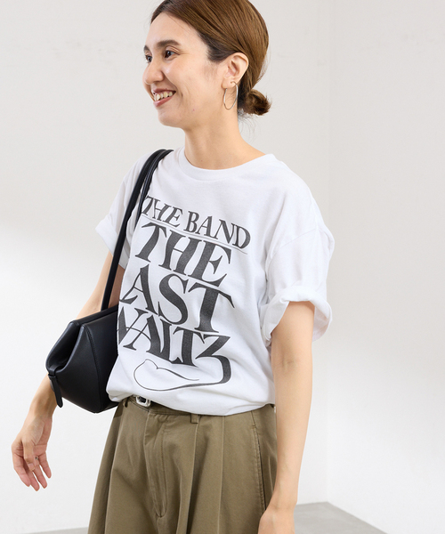 FRAMeWORK(フレームワーク)の「BLUES CENTRIC THE BAND THE LAST WALTZ(Tシャツ/カットソー・レディース・グリーン/ホワイト/ベージュ/ブルー系その他・FREE)」の7枚目の写真