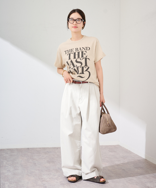 FRAMeWORK(フレームワーク)の「BLUES CENTRIC THE BAND THE LAST WALTZ(Tシャツ/カットソー・レディース・グリーン/ホワイト/ベージュ/ブルー系その他・FREE)」の12枚目の写真