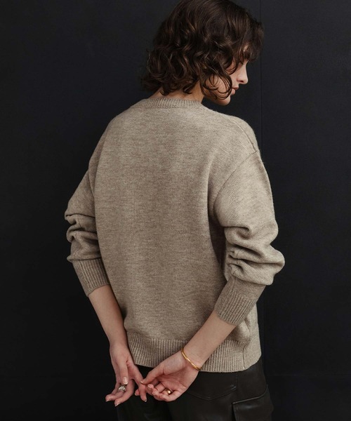 ELFRANK(エルフランク)の「【2026AW】【M~Lサイズ展開】ストールセット4WAYニットプルオーバー(ニット/セーター・レディース・ベージュ/レッド/ブラック・L/M)」の14枚目の写真