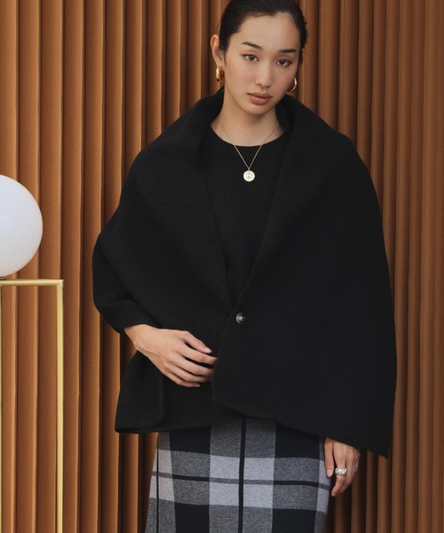 ELFRANK(エルフランク)の「【2026AW】【M~Lサイズ展開】ストールセット4WAYニットプルオーバー(ニット/セーター・レディース・ベージュ/レッド/ブラック・L/M)」の19枚目の写真