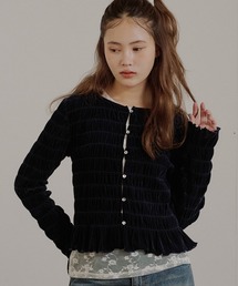 シャーリング」に該当するカーディガン/ボレロファッション通販 - ZOZOTOWN