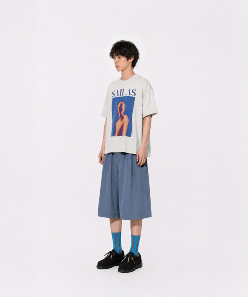 SAILAS(サイラス)の「T05.01 Blur_GR(Tシャツ/カットソー・レディース・その他・SMALL/MEDIUM/LARGE)」の5枚目の写真