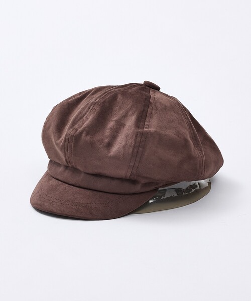 Ruben(ルーベン)の「【RUBEN/ルーベン】FAKE SUEDE CASKET/RUS-5075/フェイクスエードキャスケット/帽子/ユニセックス【WEB限定】(キャスケット・メンズ・ブラック/ブラウン・フリー)」の12枚目の写真