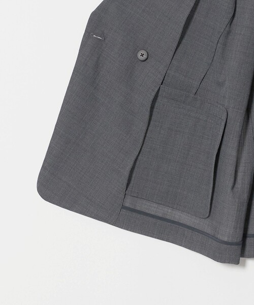 UNITED ARROWS(ユナイテッドアローズ)の「シアー テーラードジャケット ‐ウォッシャブル‐(テーラードジャケット・レディース・グレー系/ブラック/モカ・38/36)」の9枚目の写真