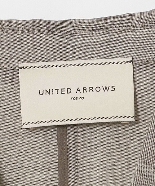 UNITED ARROWS(ユナイテッドアローズ)の「シアー テーラードジャケット ‐ウォッシャブル‐(テーラードジャケット・レディース・グレー系/ブラック/モカ・38/36)」の11枚目の写真